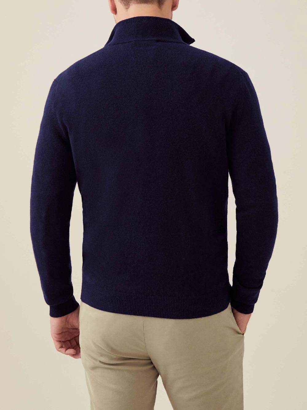 Luca Faloni Mezzocollo con Zipcashmere a 2 fili Vendita Calda