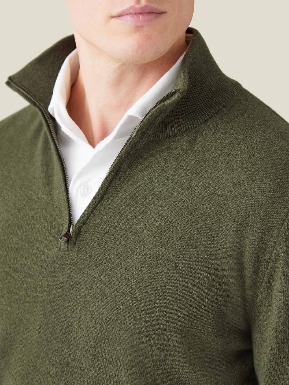 Luca Faloni Mezzocollo con Zipcashmere a 2 fili Vendita Economica