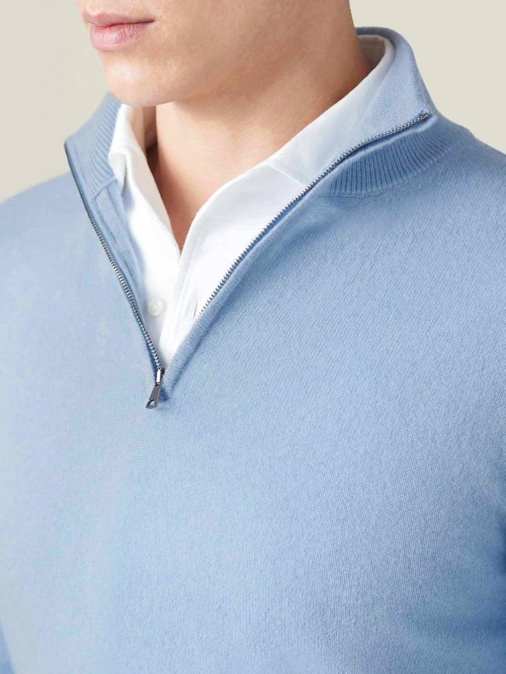Luca Faloni Mezzocollo con Zipcashmere a 2 fili In Saldo