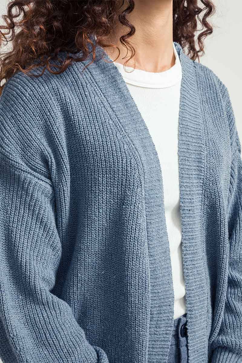 Rifò CARA Cardigan Donna Cotone Jeans Rigenerato Shopping Online