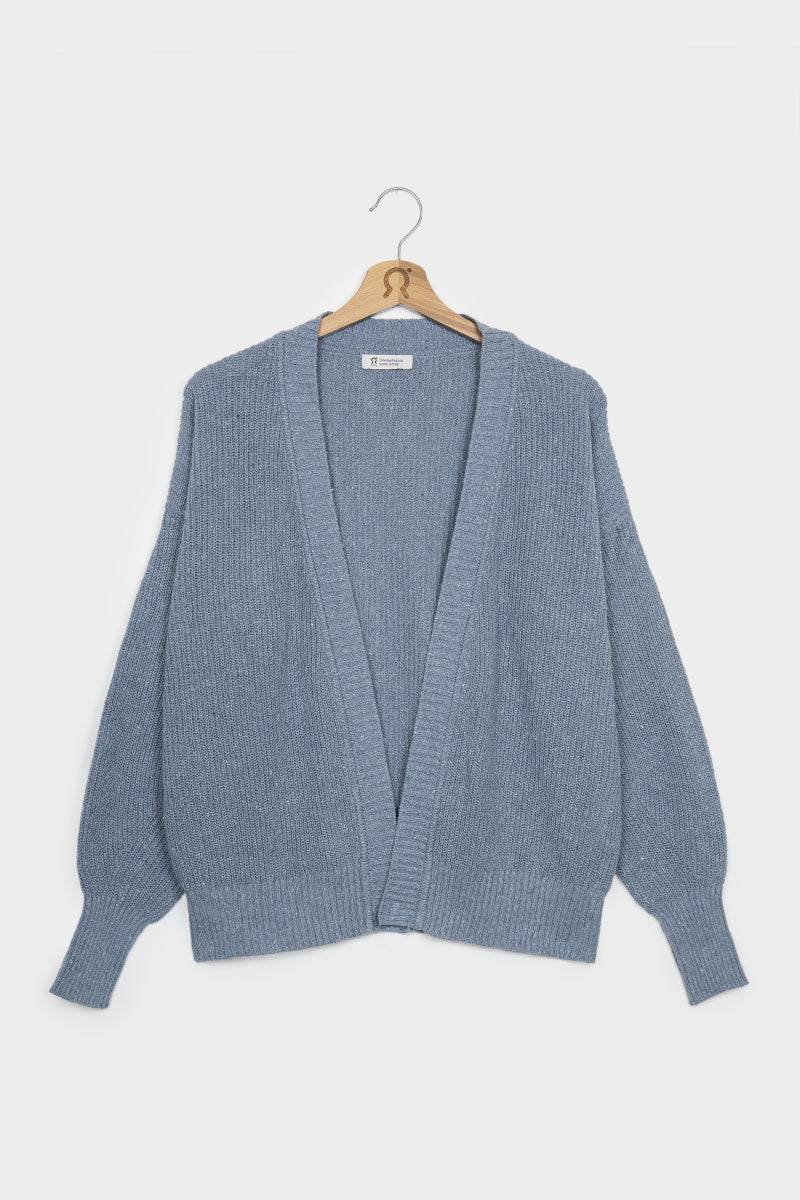 Rifò CARA Cardigan Donna Cotone Jeans Rigenerato Shopping Online