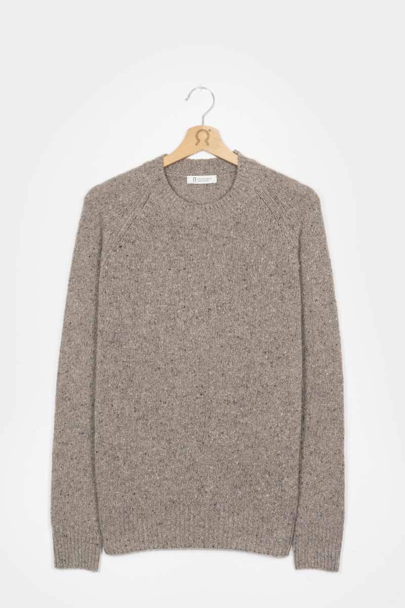 Rifò ALFREDO Maglia Girocollo Unisex Cashmere Rigenerato Smaltimento dello stoccaggio