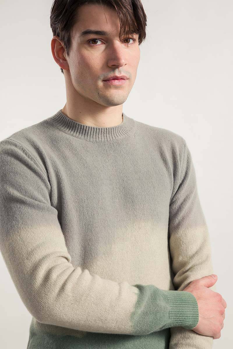 Rifò FOLCO Maglia Uomo Cashmere Rigenerato Promozione Limitata