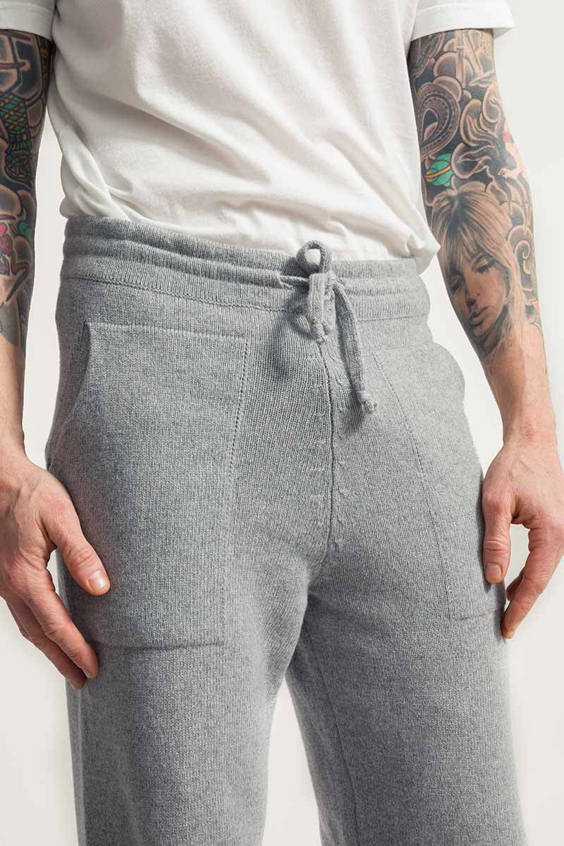 Rifò PATROCLO Pantaloni Tuta Uomo Cashmere Rigenerato Fino al 65% di sconto