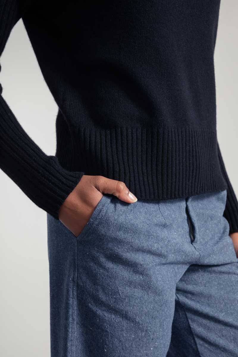 Rifò ERMINIA Maglia Donna Cashmere Rigenerato Consegna Veloce