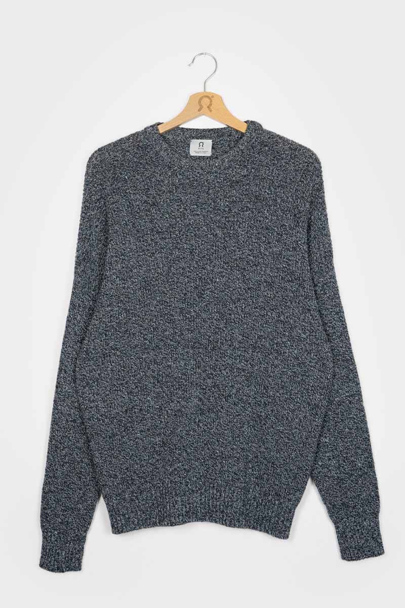 Rifò COSIMO Maglia Uomo Cotone Jeans Rigenerato Promozione