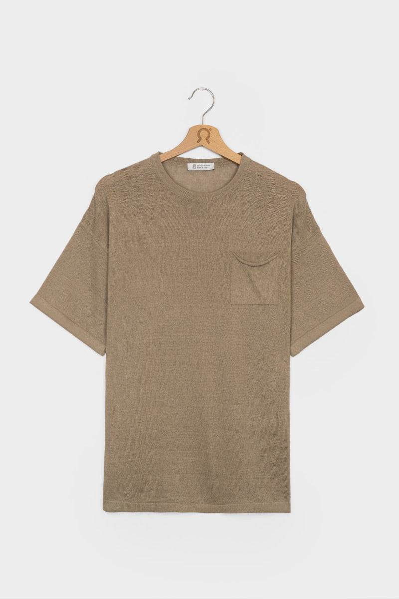 Rifò MATTEO T-Shirt Lino Riciclato Uomo Spedizione Gratuita