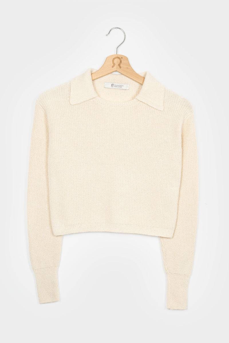 Rifò OLIVIA Maglia Donna Cotone Rigenerato Sottocosto