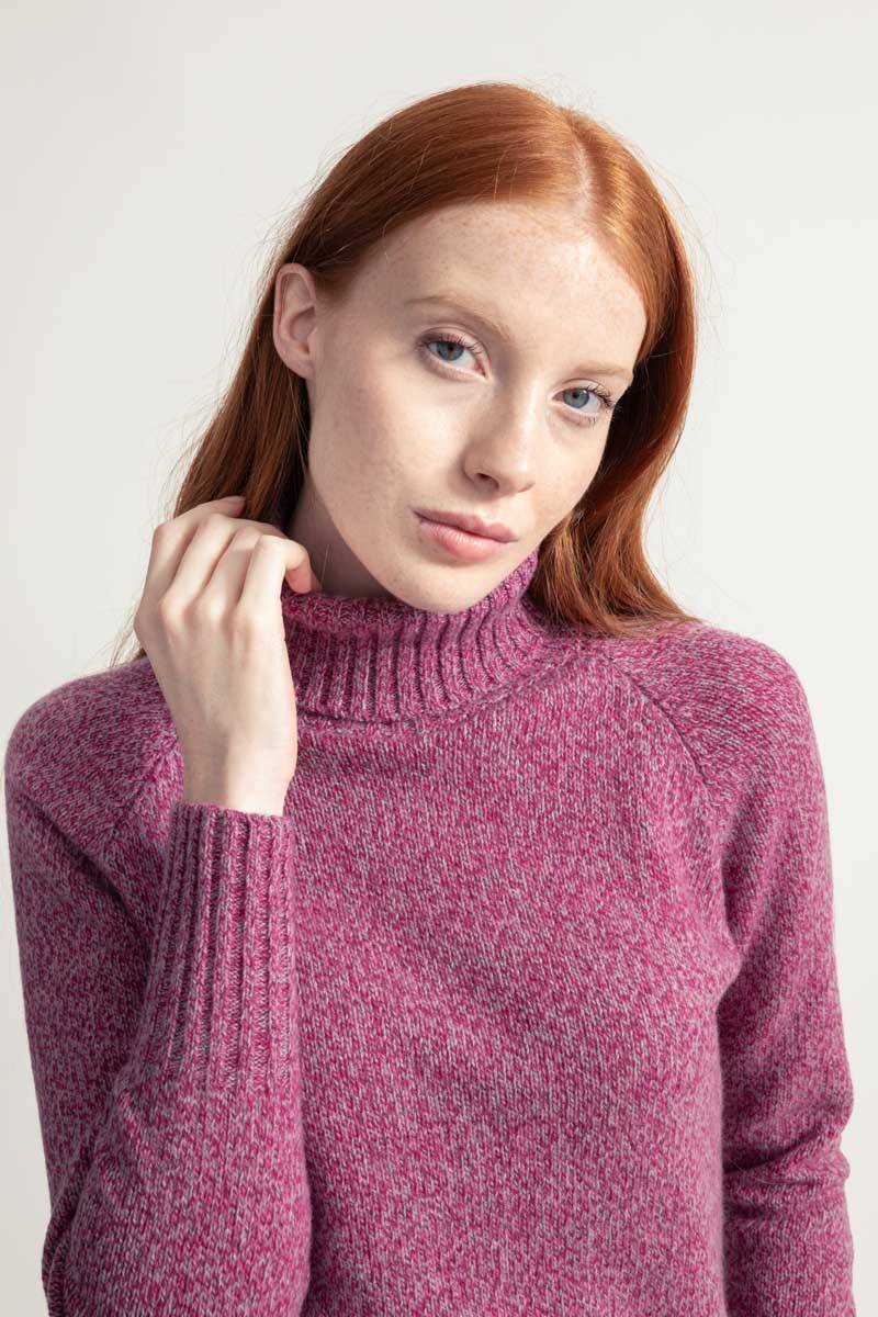 Rifò SUSANNA Maglia Collo Alto Donna Cashmere Rigenerato Acquista Ora