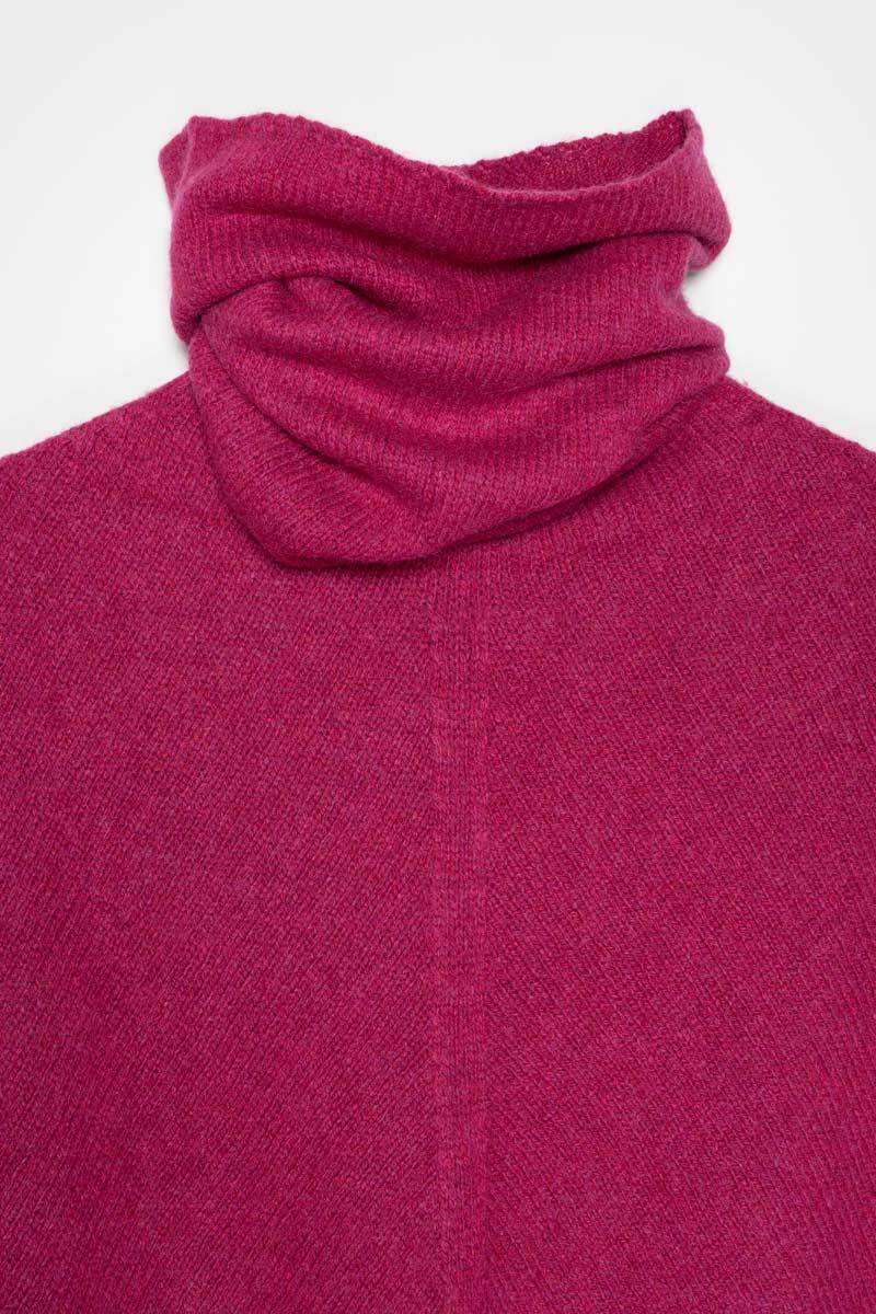 Rifò ELISABETTA Poncho Donna Cashmere Rigenerato Prezzo Ridotto