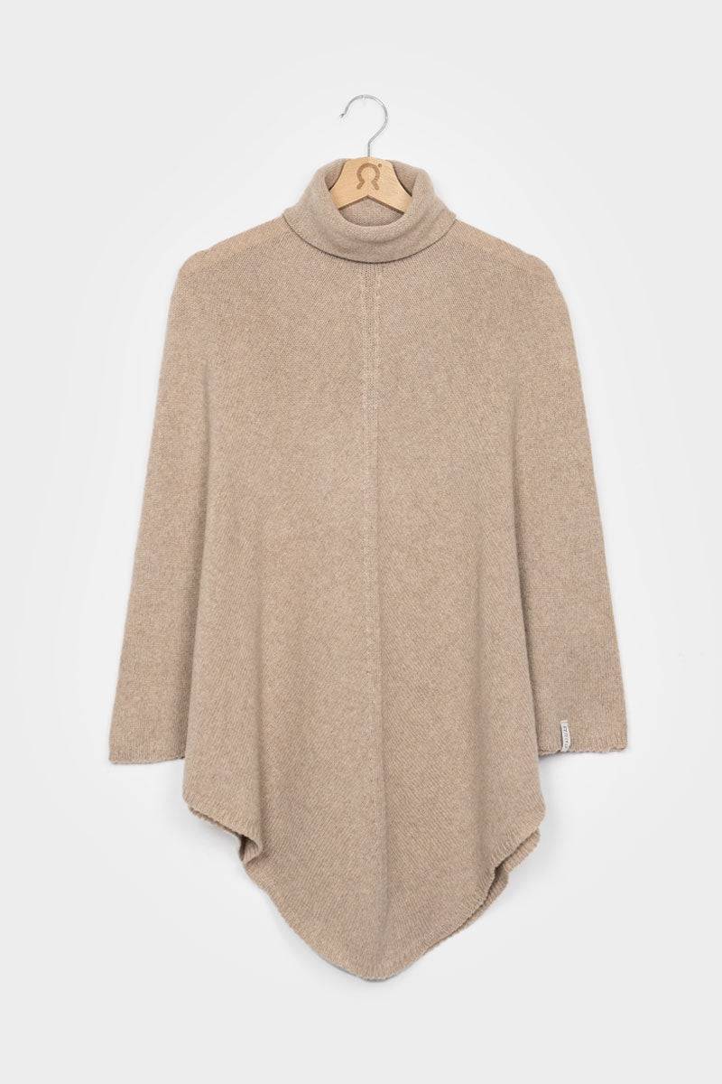 Rifò ELISABETTA Poncho Donna Cashmere Rigenerato Sottocosto