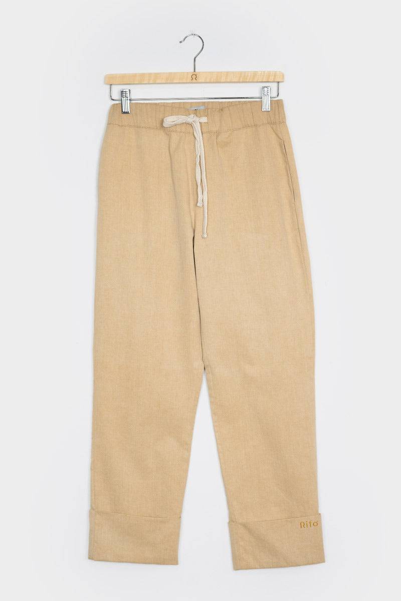 Rifò ELETTRA Pantaloni Donna Cotone Rigenerato Vendita Calda