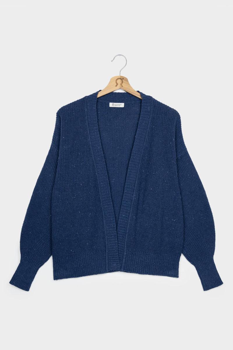 Rifò CARA Cardigan Donna Cotone Jeans Rigenerato Vendita Economica