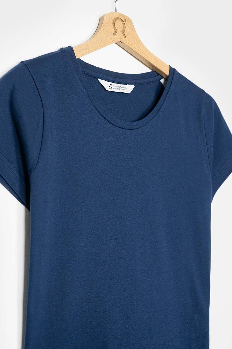 Rifò FRANCA T-shirt Donna Cotone Rigenerato In Saldo
