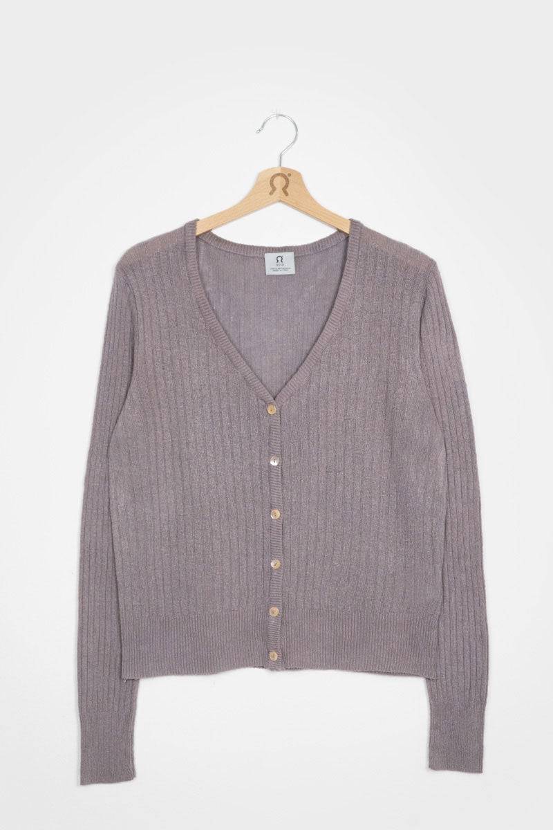 Rifò REALMA Cardigan Seta Rigenerata Tinture Naturali Sconto di tempo limitato
