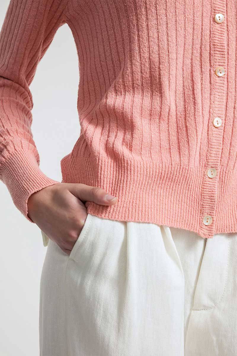 Rifò REALMA Cardigan Seta Rigenerata Tinture Naturali Negozio online di fabbrica