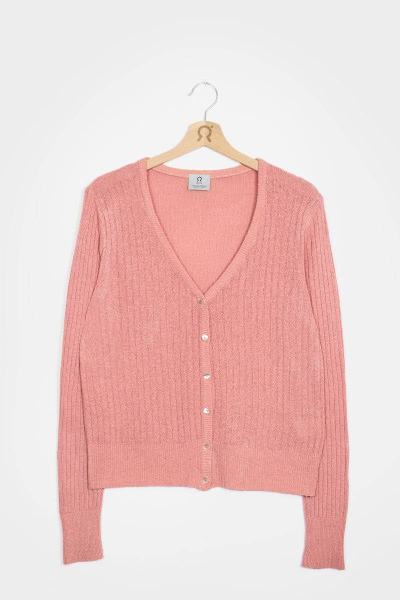 Rifò REALMA Cardigan Seta Rigenerata Tinture Naturali Negozio online di fabbrica