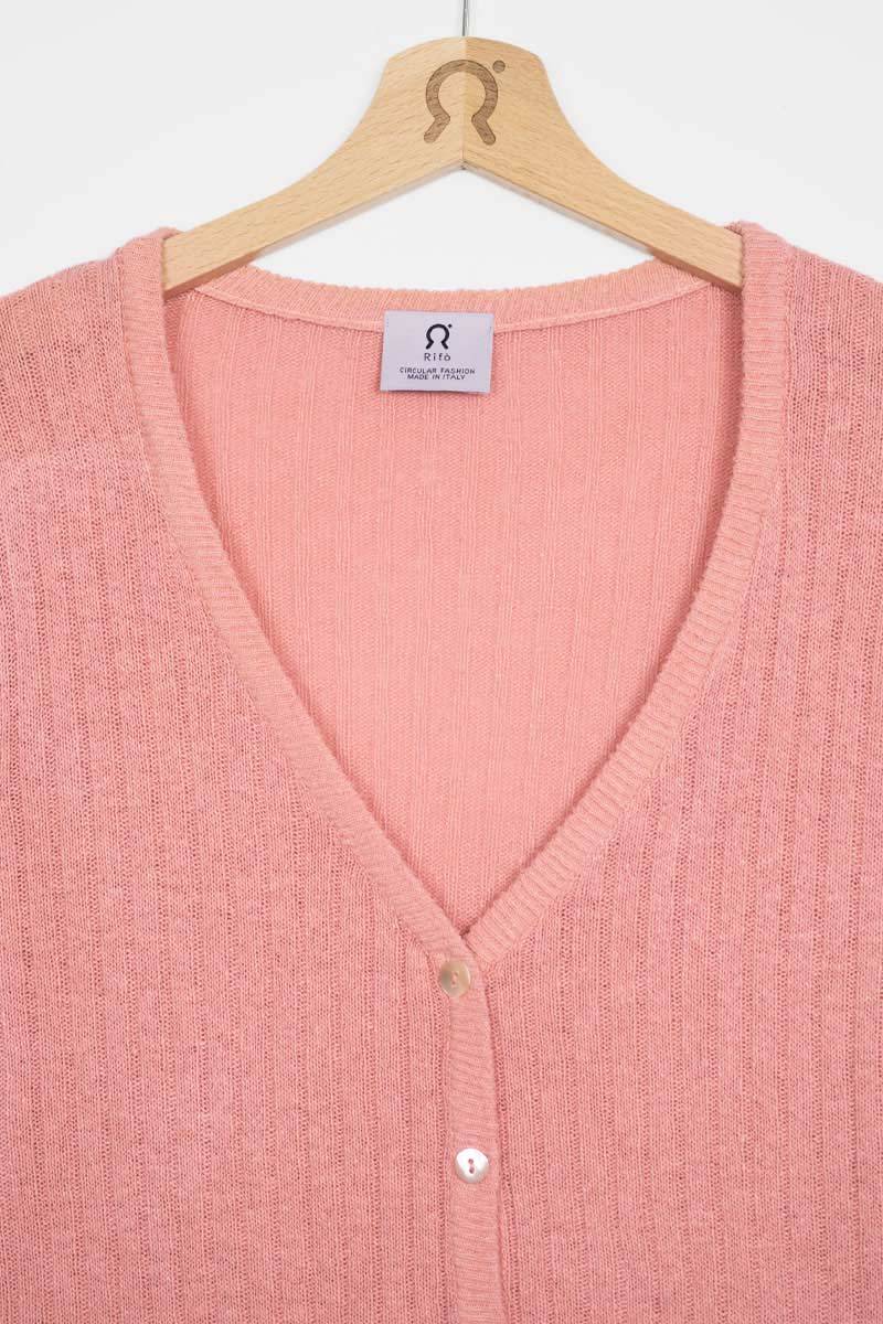 Rifò REALMA Cardigan Seta Rigenerata Tinture Naturali Negozio online di fabbrica
