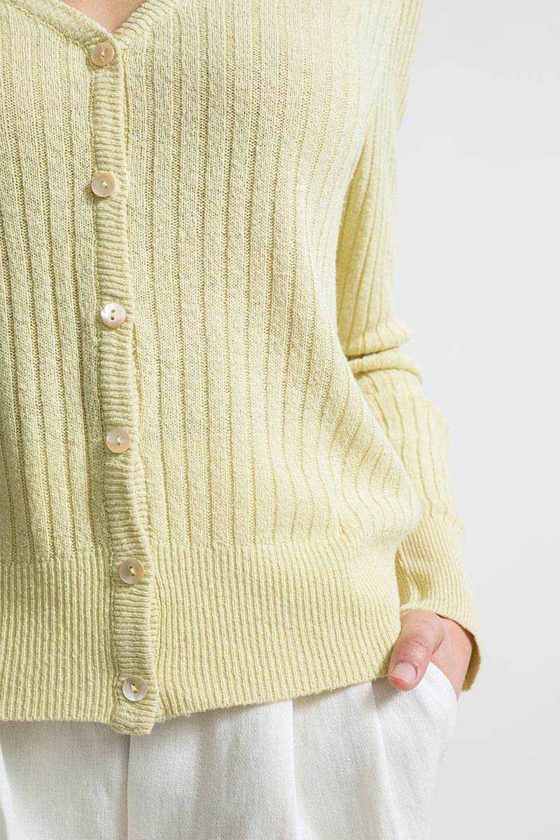 Rifò REALMA Cardigan Seta Rigenerata Tinture Naturali Prezzo di fabbrica