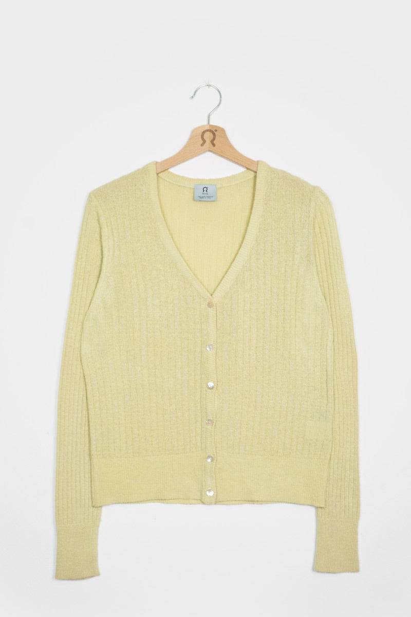 Rifò REALMA Cardigan Seta Rigenerata Tinture Naturali Prezzo di fabbrica