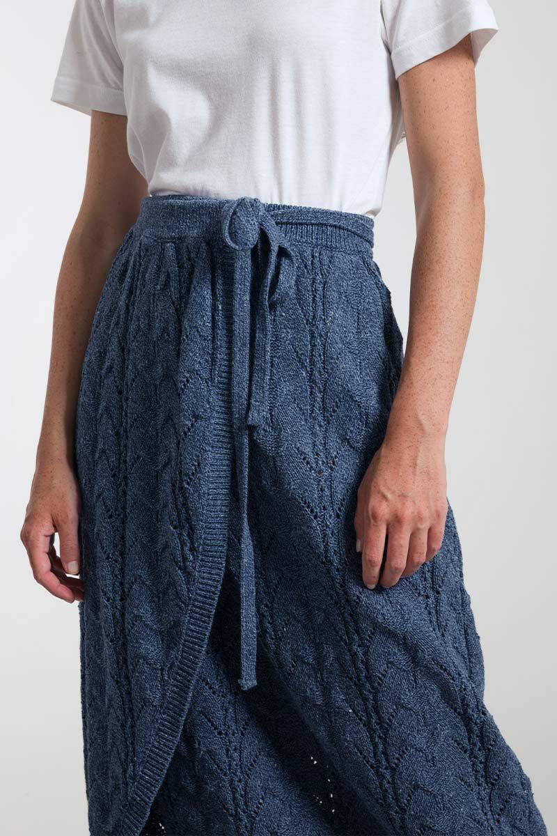 Rifò LAUREN Gonna Donna Cotone Jeans Rigenerato Latest stili