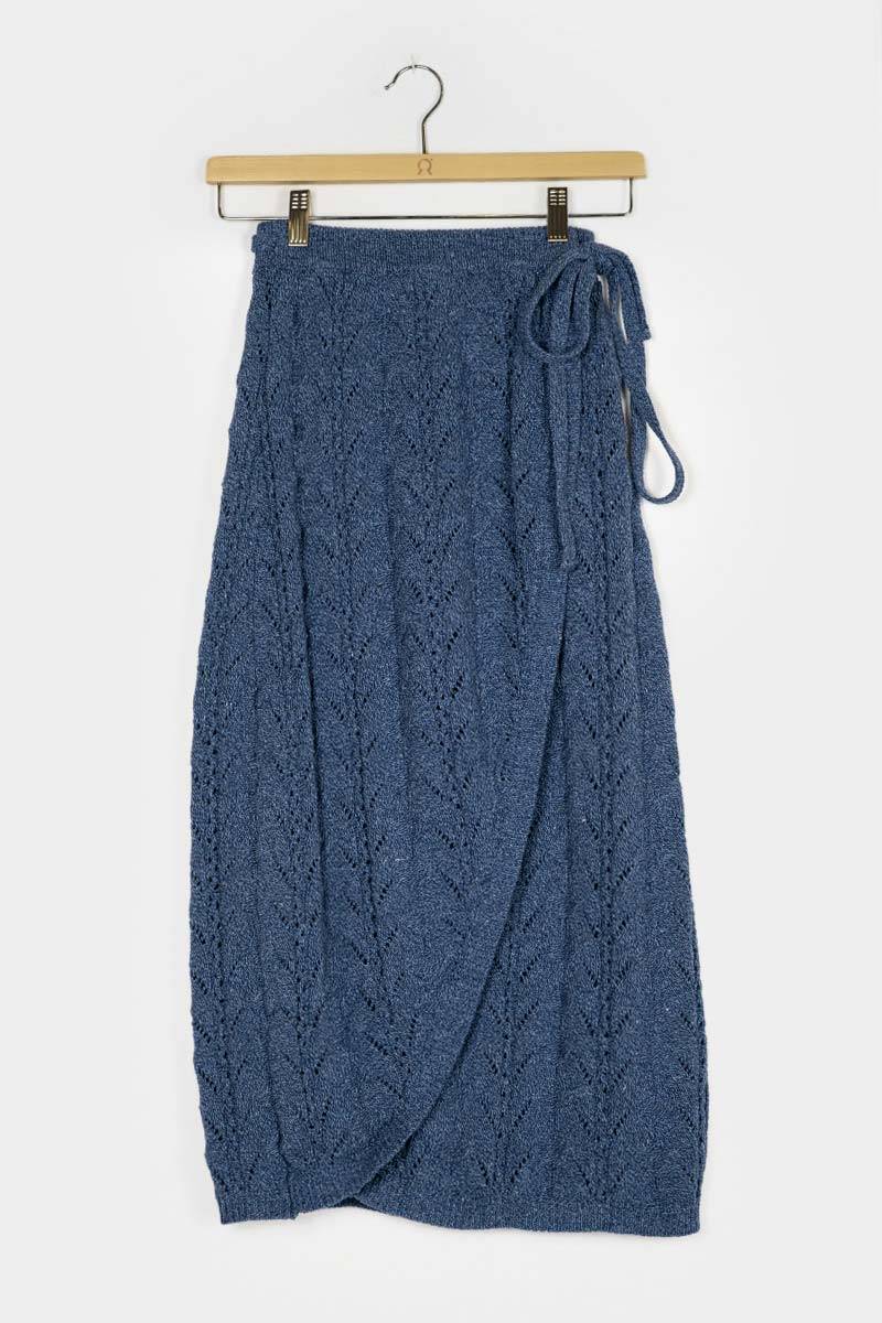 Rifò LAUREN Gonna Donna Cotone Jeans Rigenerato Latest stili