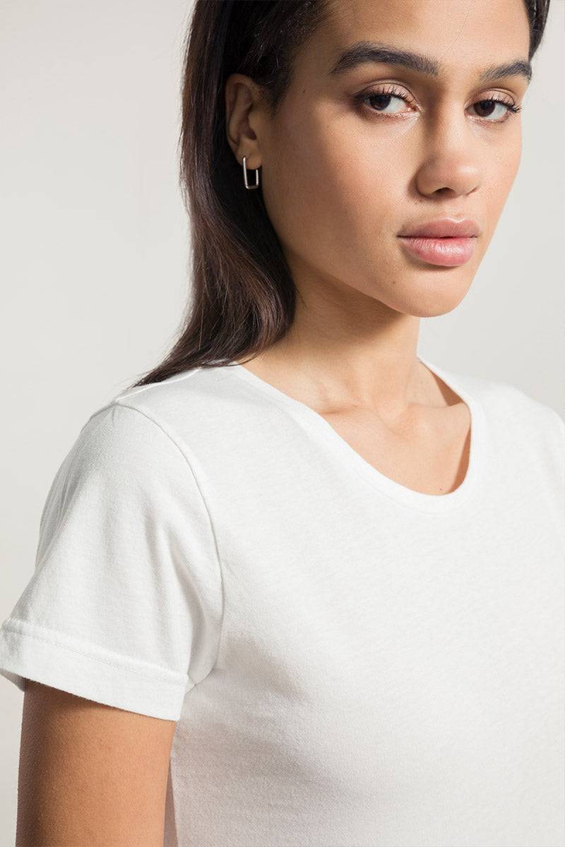 Rifò FRANCA T-shirt Donna Cotone Rigenerato Enormi sconti