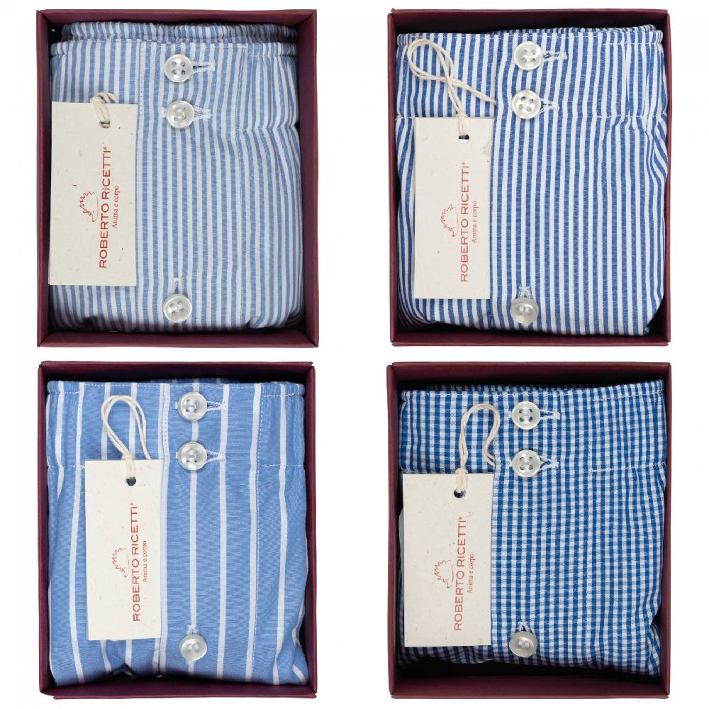 Roberto Ricetti SET "BLUE" - BOXER SUPPORT DB1 - SIZE 54 Vendite Flash