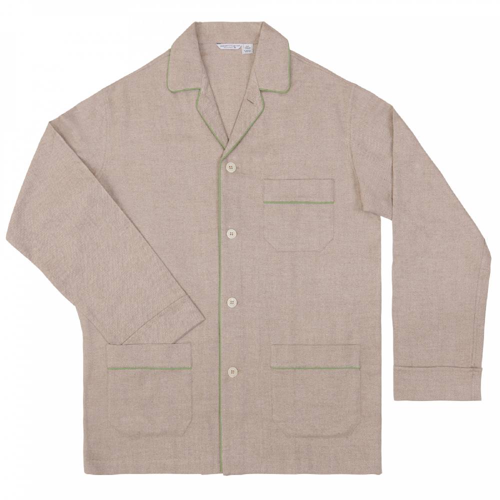 Roberto Ricetti PIGIAMA VENEZIA - COTONE CALDO BEIGE Sostegno trimestrale
