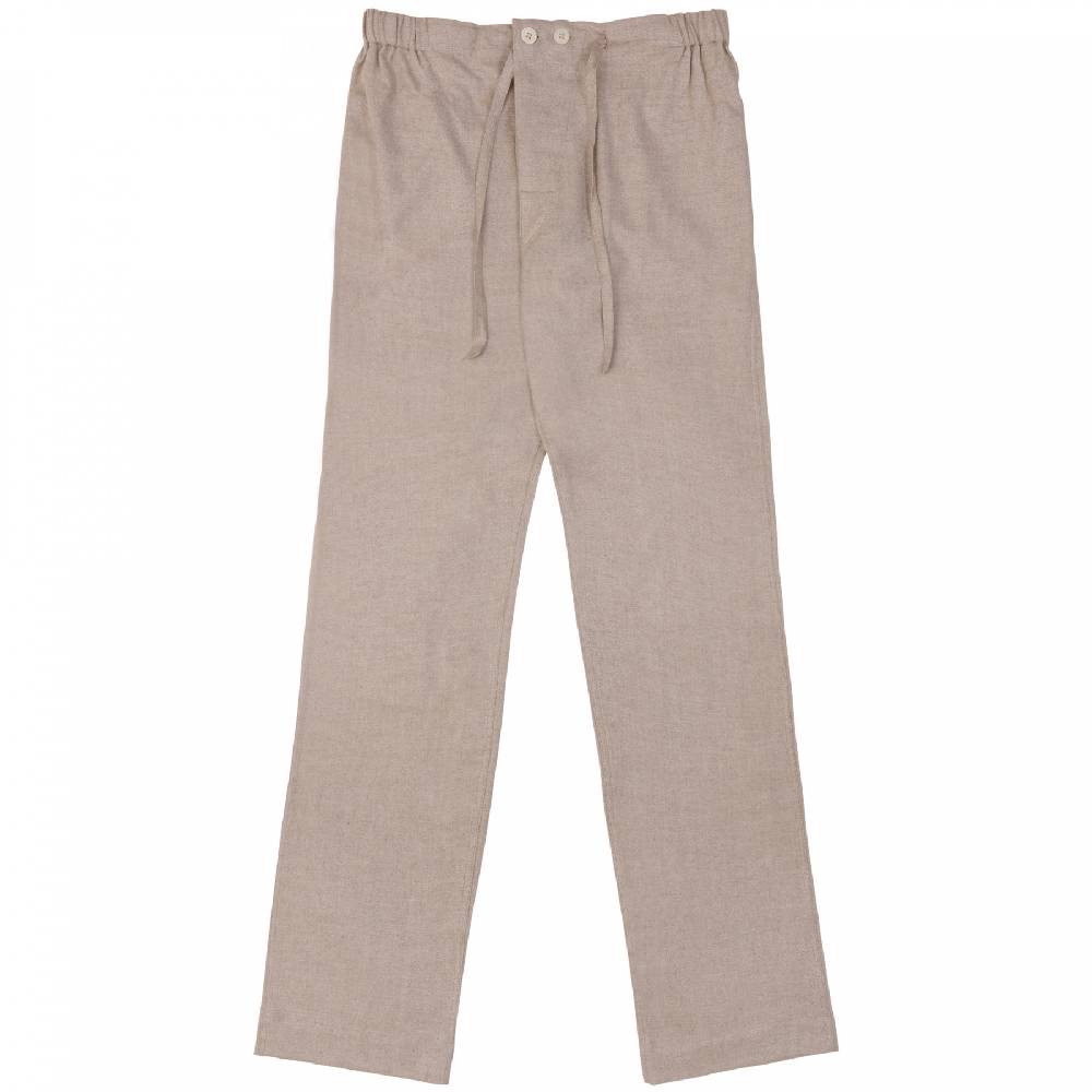 Roberto Ricetti PIGIAMA VENEZIA - COTONE CALDO BEIGE Sostegno trimestrale