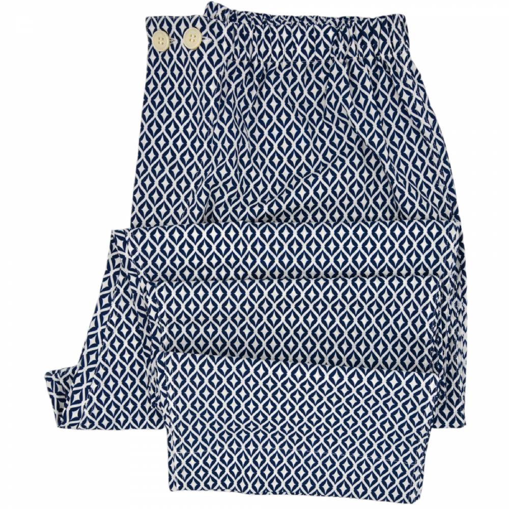 Roberto Ricetti PIGIAMA AME LUNGO - ROMBI BLU In Vendita