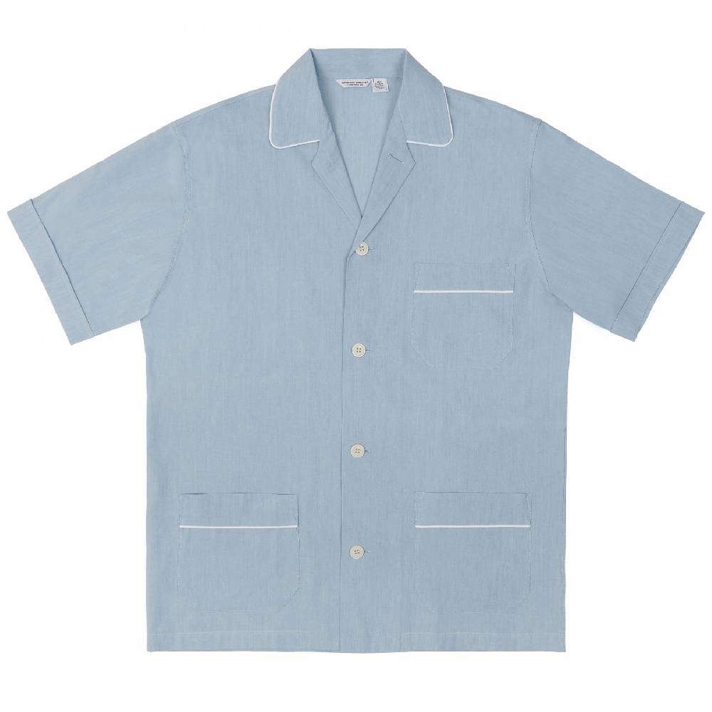 Roberto Ricetti PIGIAMA AME CORTO - CHAMBRAY Vendita Calda