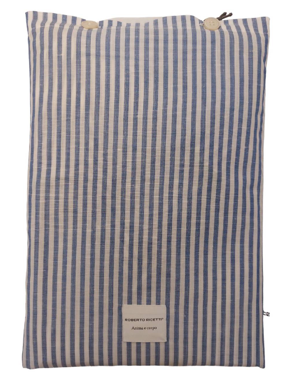 Roberto Ricetti PIGIAMA AME CORTO LIN/COT - RIGA BLU Prezzo Ridotto