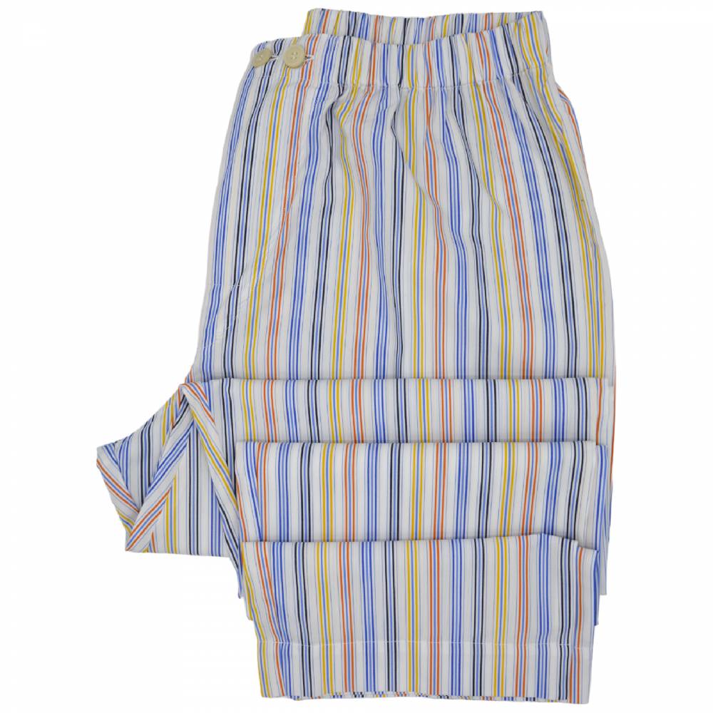Roberto Ricetti PIGIAMA ESSENTIAL LUNGO - RIGHE MULTICOLORE Sconto