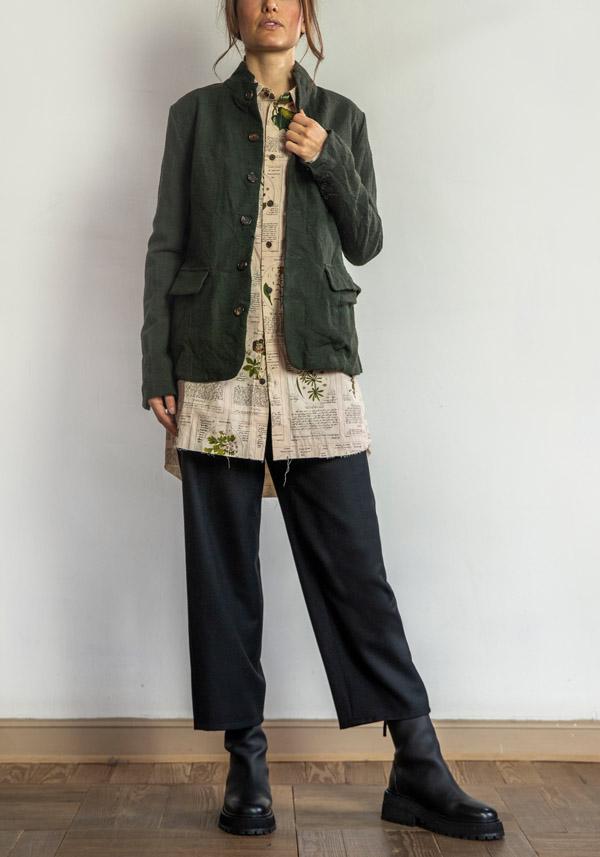 Rose & Lini ALEKSANDR MANAMIS COTTON “SHIRT 19115” HERBARIUM Qualità