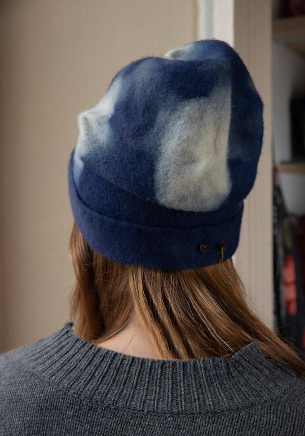 Rose & Lini YESEY “POPPINS” BLUE WOOL HAT Promozione Limitata
