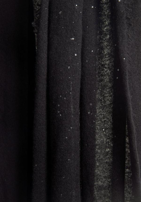 Rose & Lini FALIERO SARTI CASHMERE “ARIEL” BLACK STOLE Shopping Online
