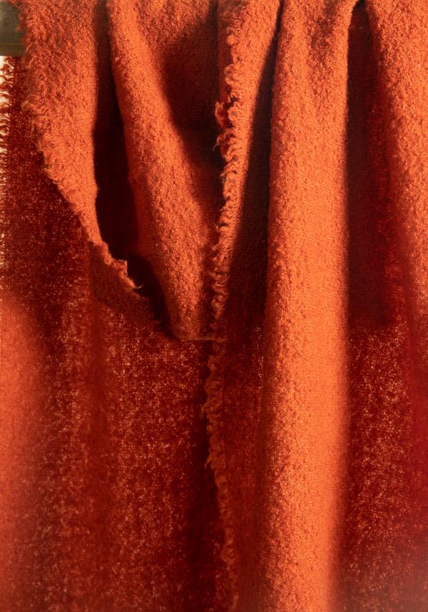 Rose & Lini FALIERO SARTI WOOL & CASHMERE “ALEXINA” ORANGE SCARF Novità