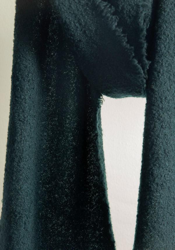 Rose & Lini FALIERO SARTI WOOL & CASHMERE “ALEXINA” PETROL SCARF Presa
