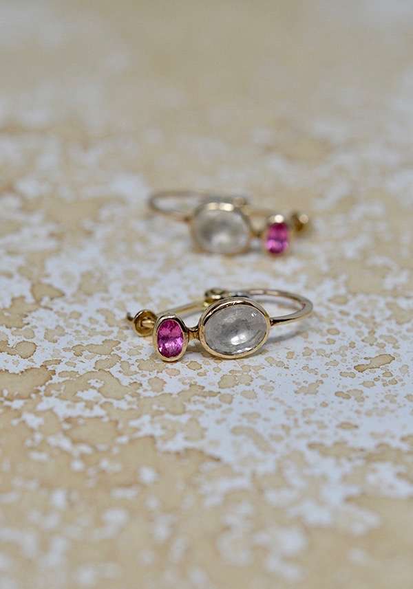 Rose & Lini DORETTE POISSARDES EARRINGS Nuovo