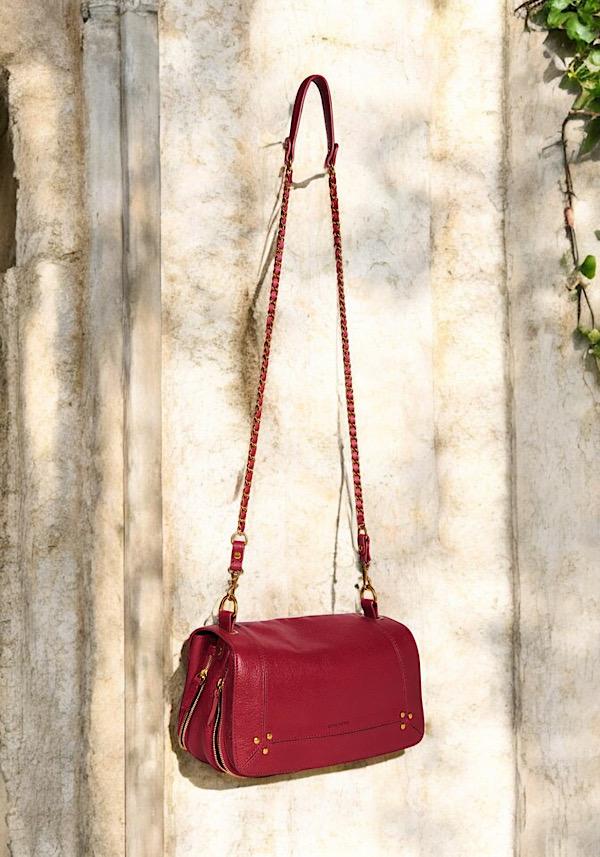 Rose & Lini JÉRÔME DREYFUSS “BOBI” RUBY LEATHER BAG Online Outlet
