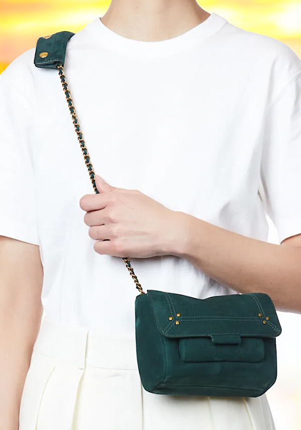 Rose & Lini JÉRÔME DREYFUSS “LULU S” IMPRIMÈ CROCO CANARD BAG Lightning offer