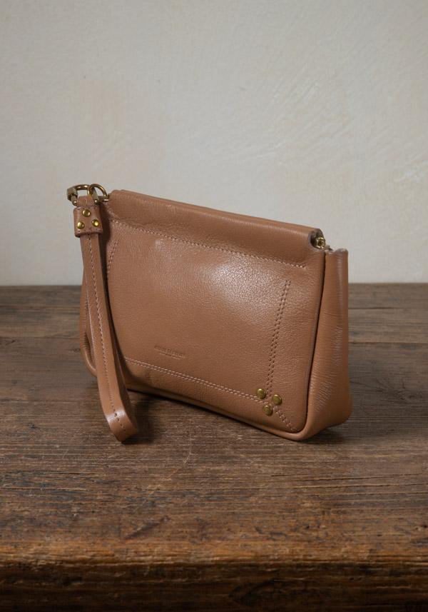 Rose & Lini JÉRÔME DREYFUSS “CLAP M” NUDE CLUTCH BAG Enormi risparmi