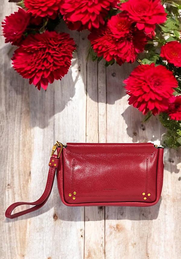 Rose & Lini JÉRÔME DREYFUSS “CLAP M” RUBY CLUTCH BAG Sconti VIP