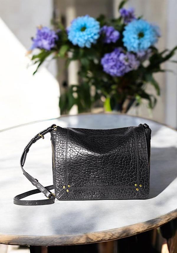 Rose & Lini JÉRÔME DREYFUSS “IGOR” BUBBLE BLACK LEATHER BAG Ritorno libero
