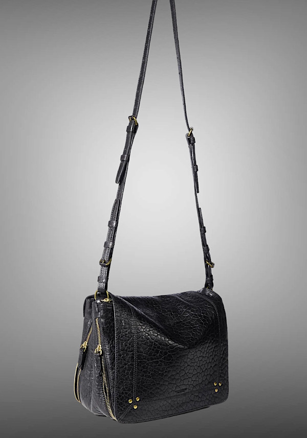 Rose & Lini JÉRÔME DREYFUSS “IGOR” BUBBLE BLACK LEATHER BAG Ritorno libero