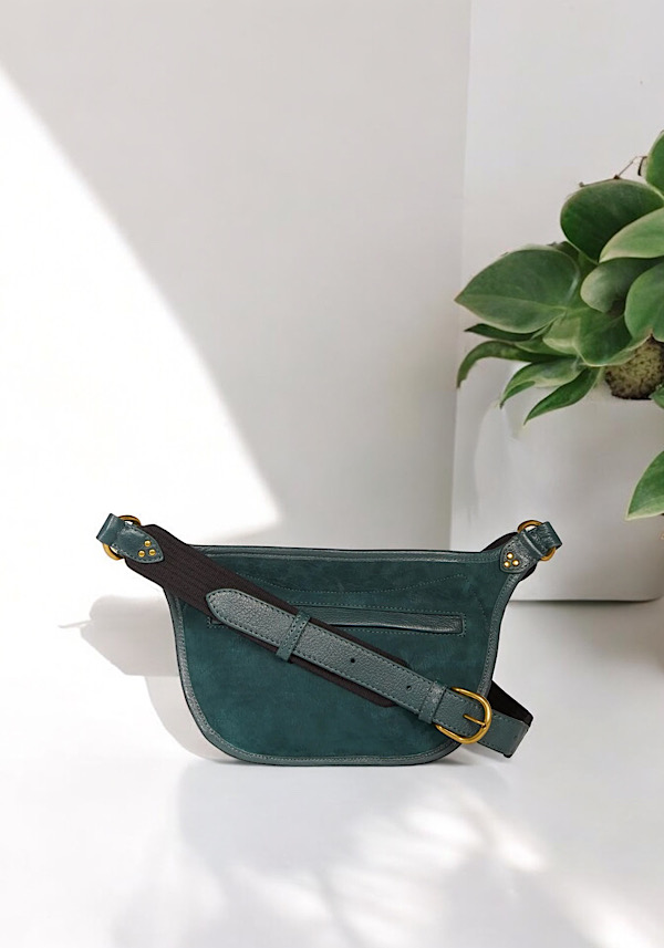 Rose & Lini JÉRÔME DREYFUSS “STAN BANANE” IMPRIMÈ CROCO CANARD BAG Promozione temporanea