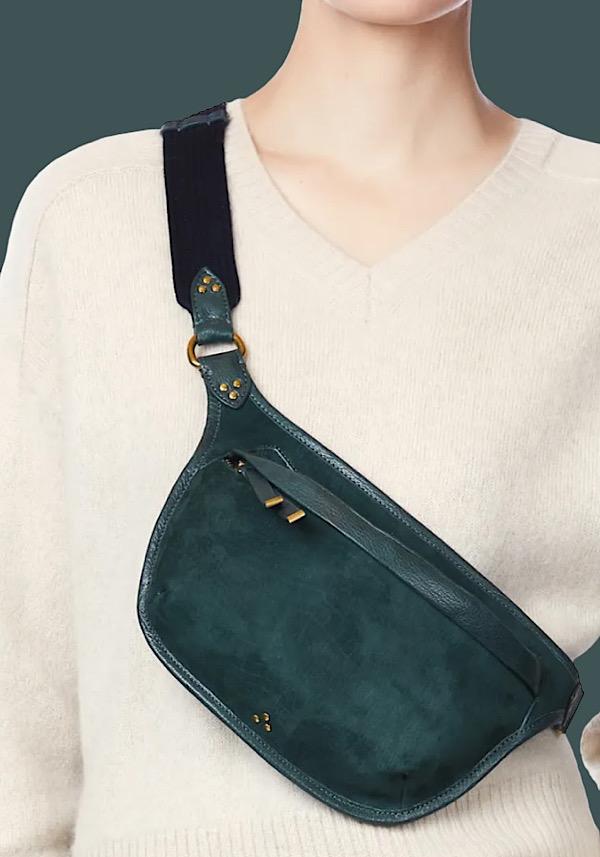 Rose & Lini JÉRÔME DREYFUSS “STAN BANANE” IMPRIMÈ CROCO CANARD BAG Promozione temporanea