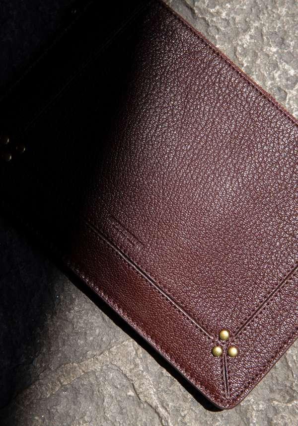 Rose & Lini JÉRÔME DREYFUSS “POPOCHE M” BORDEAUX GRAIN POUCH Offerta speciale della fabbrica