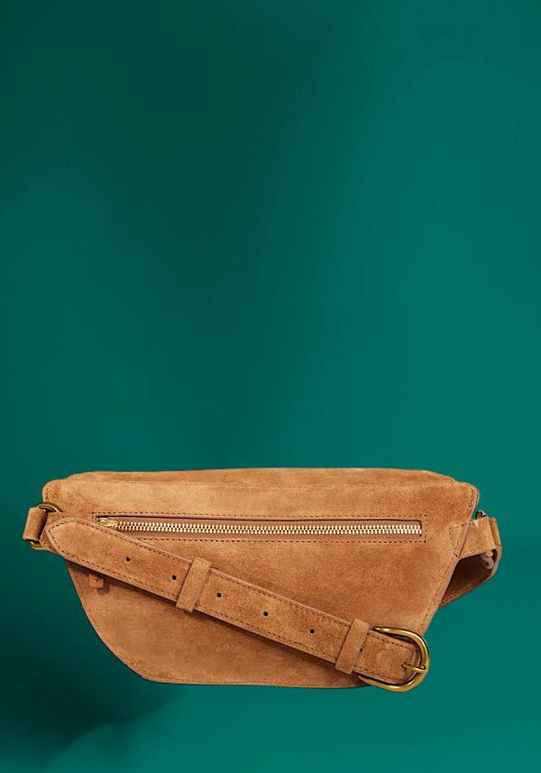 Rose & Lini JÉRÔME DREYFUSS “LINO BANANE” GAUCHO TABAC BELT BAG Promozione